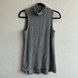 Athleta grey mock neck tank, XS